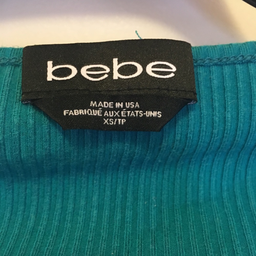 Bebe Turquoise Top - image 4